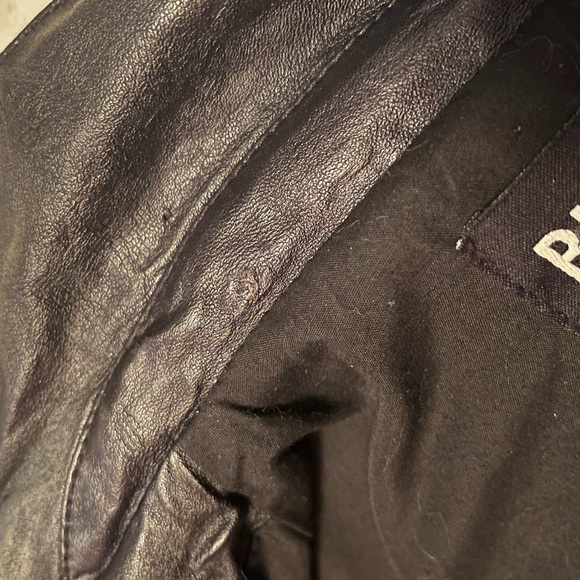 Faux Leather Moto Jacket (M) - Picture 7 of 8